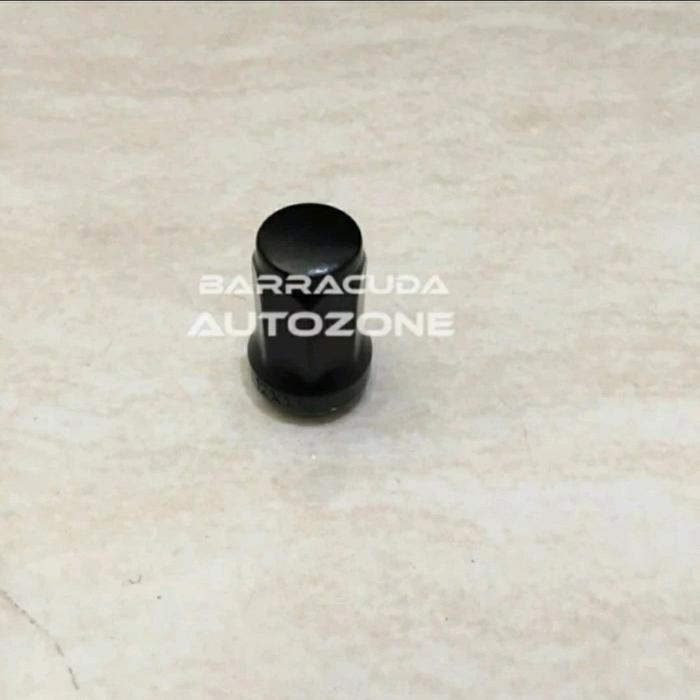 isi 24 Lugnut lug nut Mur baut roda velg ban mobil ukuran 1,5 hitam