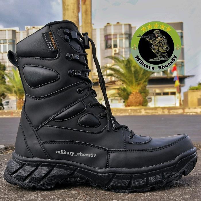 sepatu pdl tni polri satpam scurity satpol model venom safety boots original caanggo militery