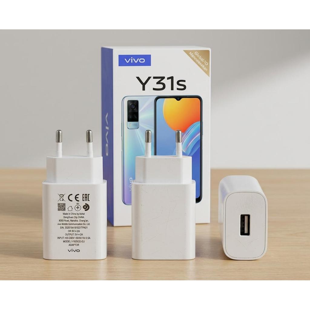 Charger HP Vivo V1820C-EU Original Bekas Fast Charging 18W Cocok Vivo Y31s