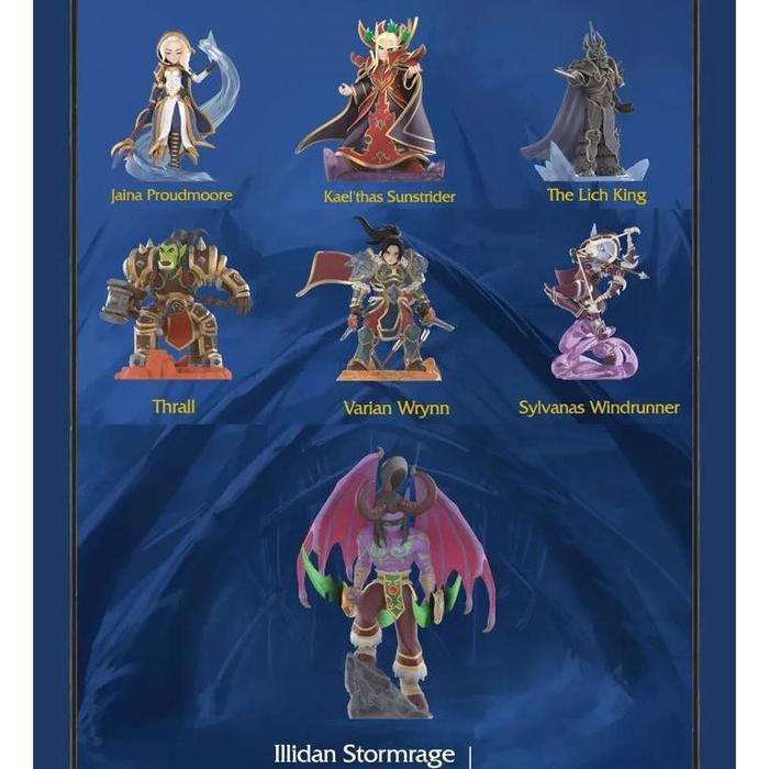 HOT SALE POP MART WORLD OF WARCRAFT CLASSIC CHARACTER SERIES BLIND BOX TERMURAH