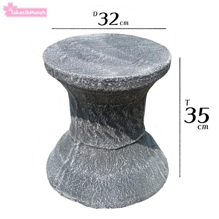 Pilar Pot Bunga Minimalis (D= 32Cm, T= 35Cm)