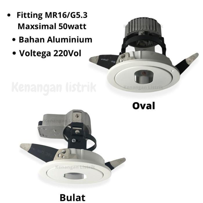 downlight pinhole jenis rise mr16 kap spotlight inbow plafon mr16