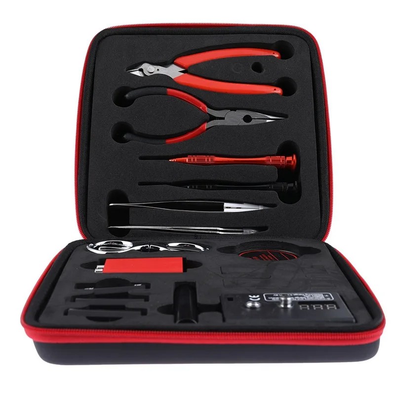 Coil Jig Master V2 V3 Tool Kit Coil Rolling Ceramic Tweezers Heat Wire Pliers 521 Mini Tab Device