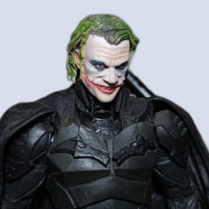 HOT SALE JOKER HEAD SCULPT ACTION FIGUR JOYTOY TERMURAH