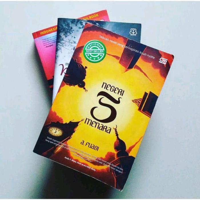 Buku 5menara-Marayamah-Laskar Soft Paket 3 Buku Novel Soft Cover: 5 Menara, Marayamah, Laskar 5menar