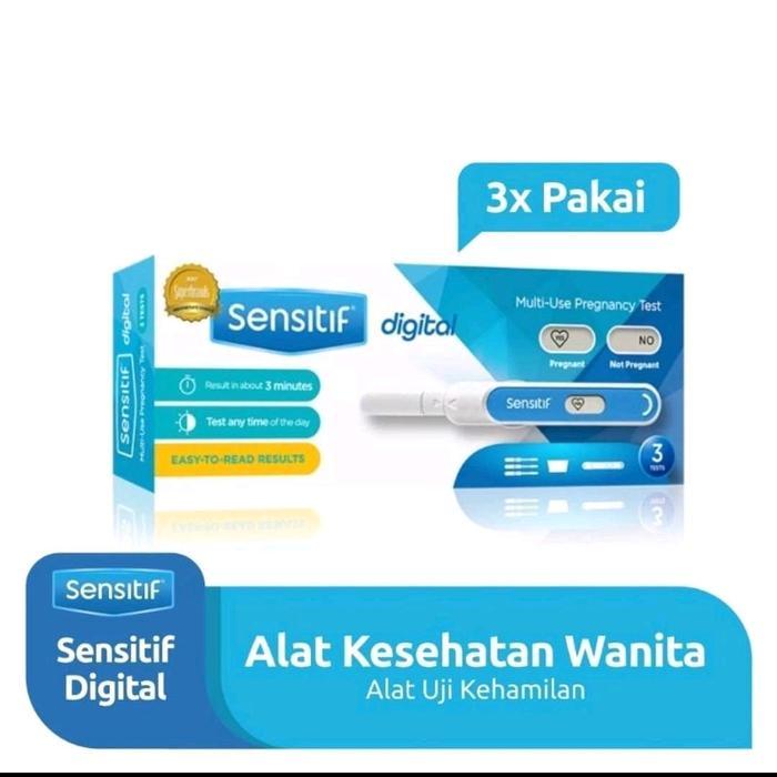 Promo Sensitif Digital Multiuse Pregnancy Test Tespek Digital 3X Pakai Alat Tes Kehamilan Deteksi