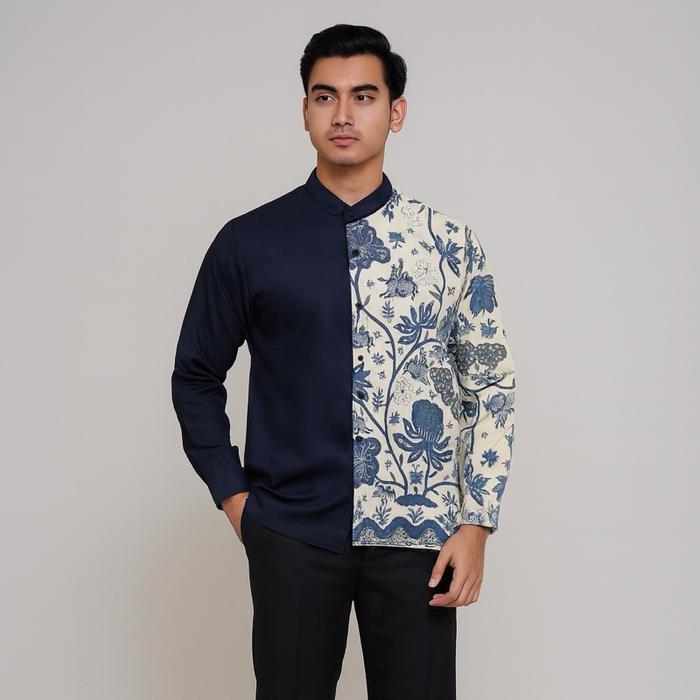 Kalundra Series. Kemeja Pria Kemeja Batik Pria Kemeja Koko Batik Beskap Jawa Baju Koko Pasti Promo