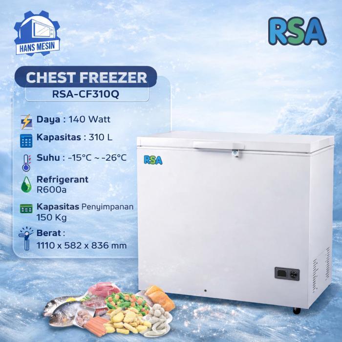 RSA CHEST FREEZER CF-310 / CF 310 / CF310Q / 310 LITER