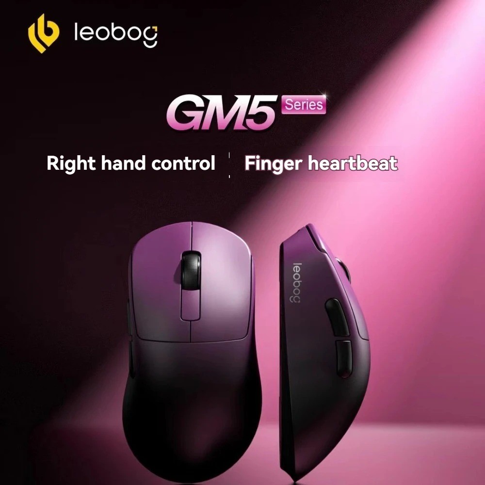 LEOBOG GM5 SE/Pro Lightweight Wireless Gaming Mouse Tri-mode Bluetooth 2.4G Ergonomic Customized