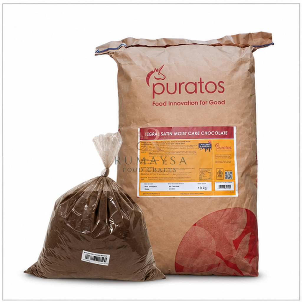 Puratos Tegral Premix Chocomoist Untuk Cake Coklat Moist & Baking Repack 1 Kg