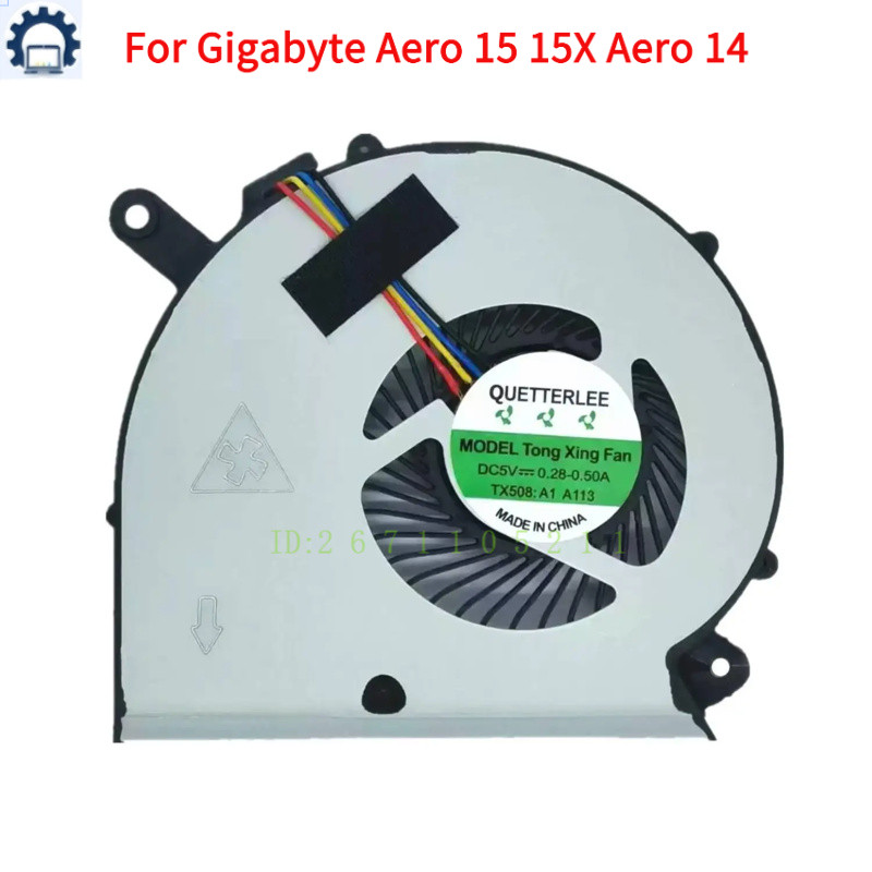 Replacement Laptop Cooling Fan for Gigabyte Aero 15 15X Aero 14 Gigabyte RP64W RP65W
