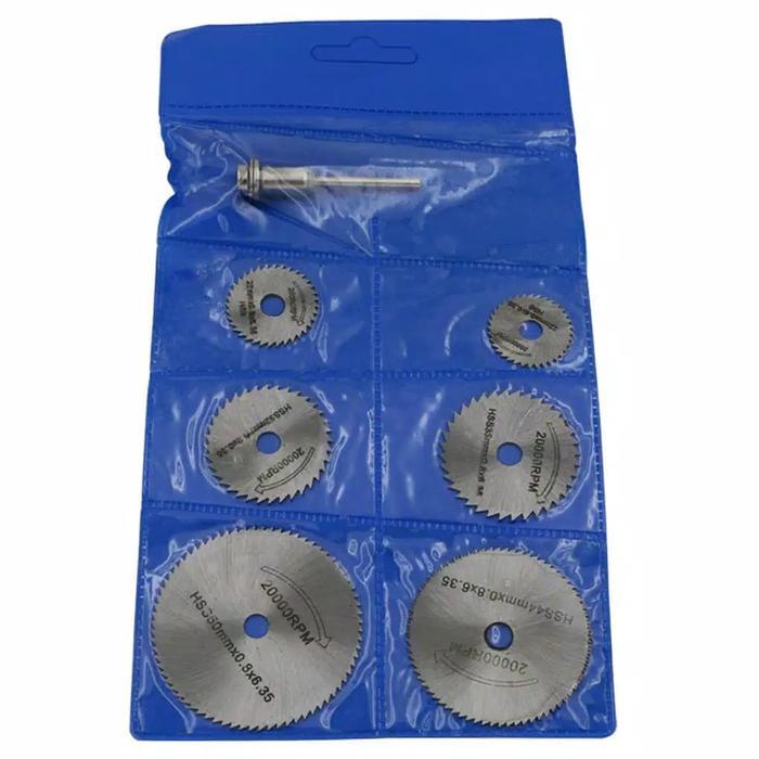 tokobryani 6pcs Circular Saw Blade Mata Gergaji Mini + As