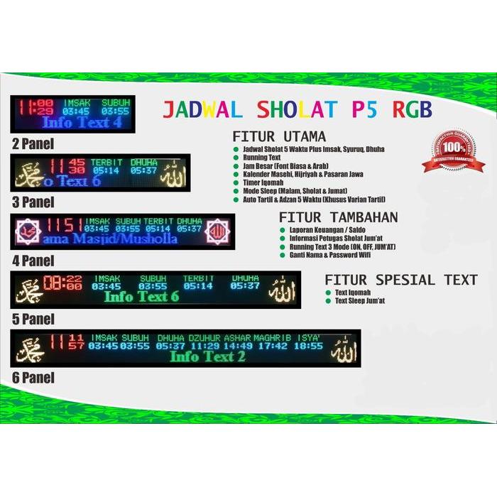 Modul Kontroler P5 RGB JWS Esp