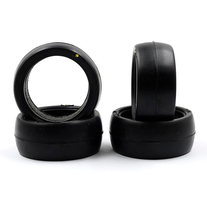 CRtoys RJ Ride 34404 - 60mm Size 60G Asphalt Tires 4 pcs For 1/10 M-Chassis