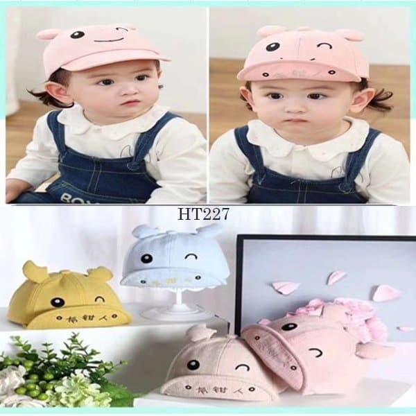 Sale Topi32 Topi Anak Cap Ear Smile Hat