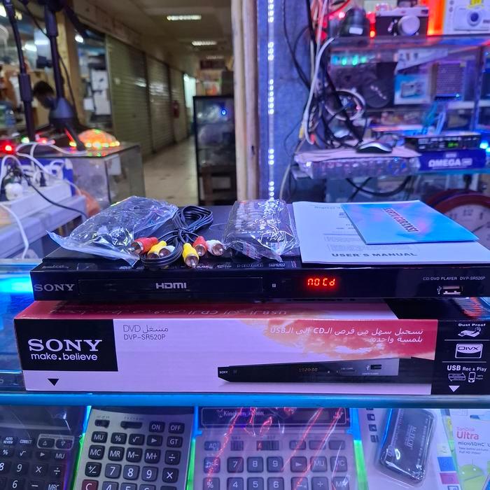 Premium Dvd Player Sony Dvd Dvp -Sr .520P Dvd Full Hdmi Dvd Vcd Cd Mp3 Mp4 Mp5 Dvcd Divx Usb Usb