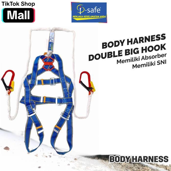 I-SAFE FULL BODY HARNESS ABSORBER DOUBLE BIG HOOK SNI