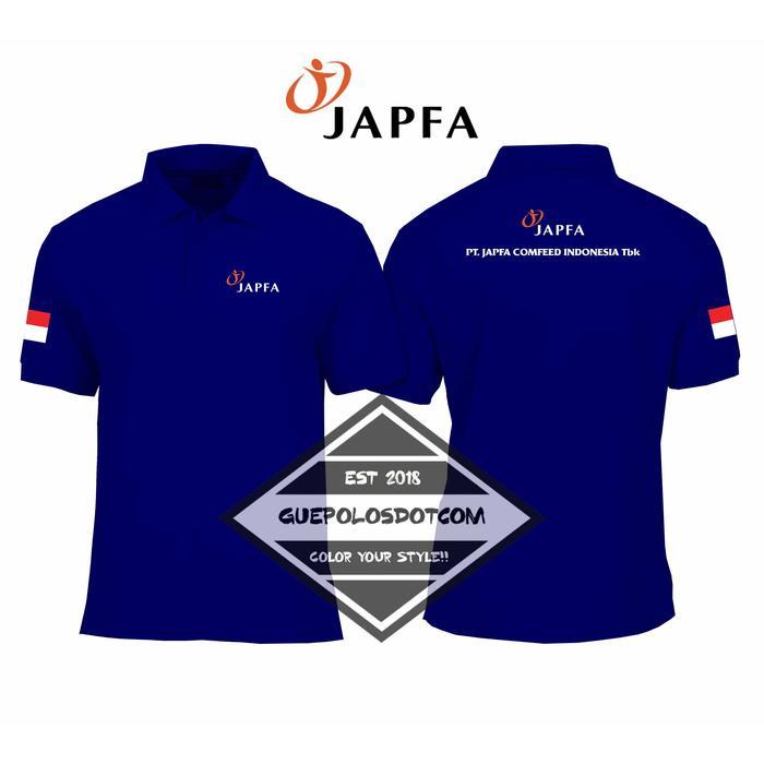 POLOSHIRT LOGO JAPFA - Baju Berkerah PT JAPFA COMFEED INDONESI Tbk - POLO KERAH JAPFA MURAH - POLO