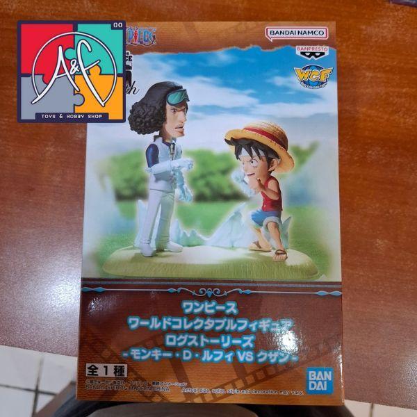 HOT SALE FIGURE WCF ONE PIECE LOG STORIES MONKEY D LUFFY VS KUZAN - BANDAI TERMURAH