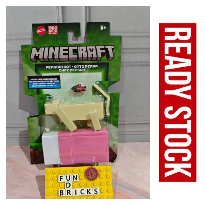 HOT SALE MATTEL MINECRAFT PERSIAN CAT FIGURE TERMURAH