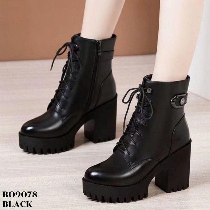 Donatello - Sepatu Boots Flat Korea Bo9078