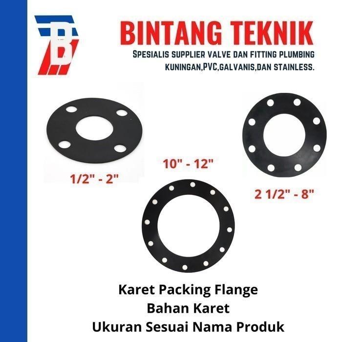 Karet Packing Flange 12" Inch
