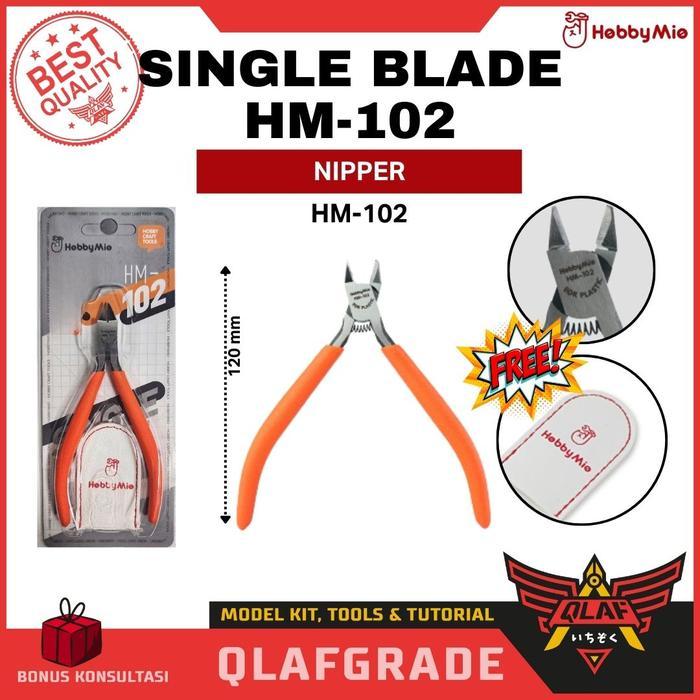 Single Blade Nipper -102 Hobby mio - tang potong gundam tamiya alt DSPIAE GODHAND - DENGAN COVER NIP