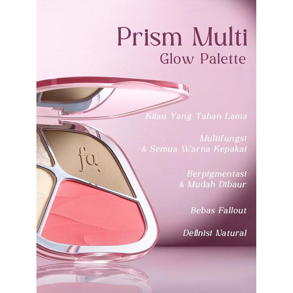 [Official] Focallure Prism Multi Glow Palette Highlighter & Contour & Blush Multi-Use Tbk