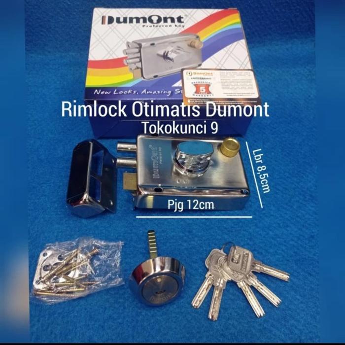 Rim Lock Dumont Grendel Pintu Pagar Dumont Stainless