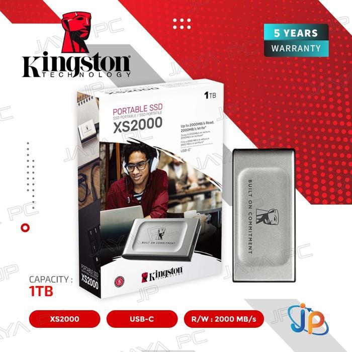 TERLARIS Kingston XS2000 SSD External Portable 1TB - 1 TB USB-C 3.2