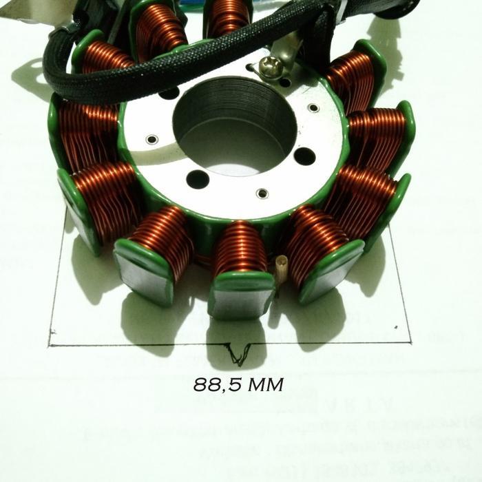 Spul Stator Assy 12 Pole 88.5 Mm Viar,Jialing,Nozomi,Tossa