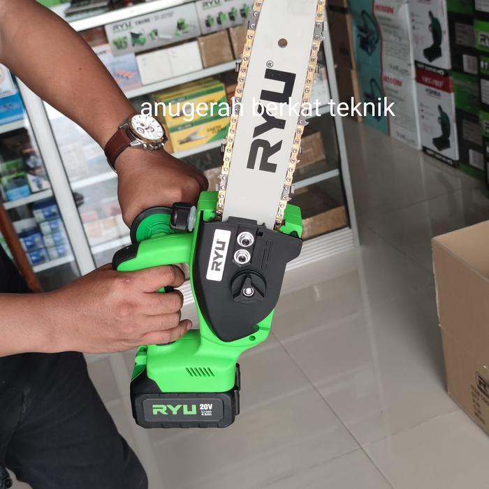RYU MESIN GERGAJI BATERAI POHON DAHAN RYU CORDLESS CHAINSAW SENSO