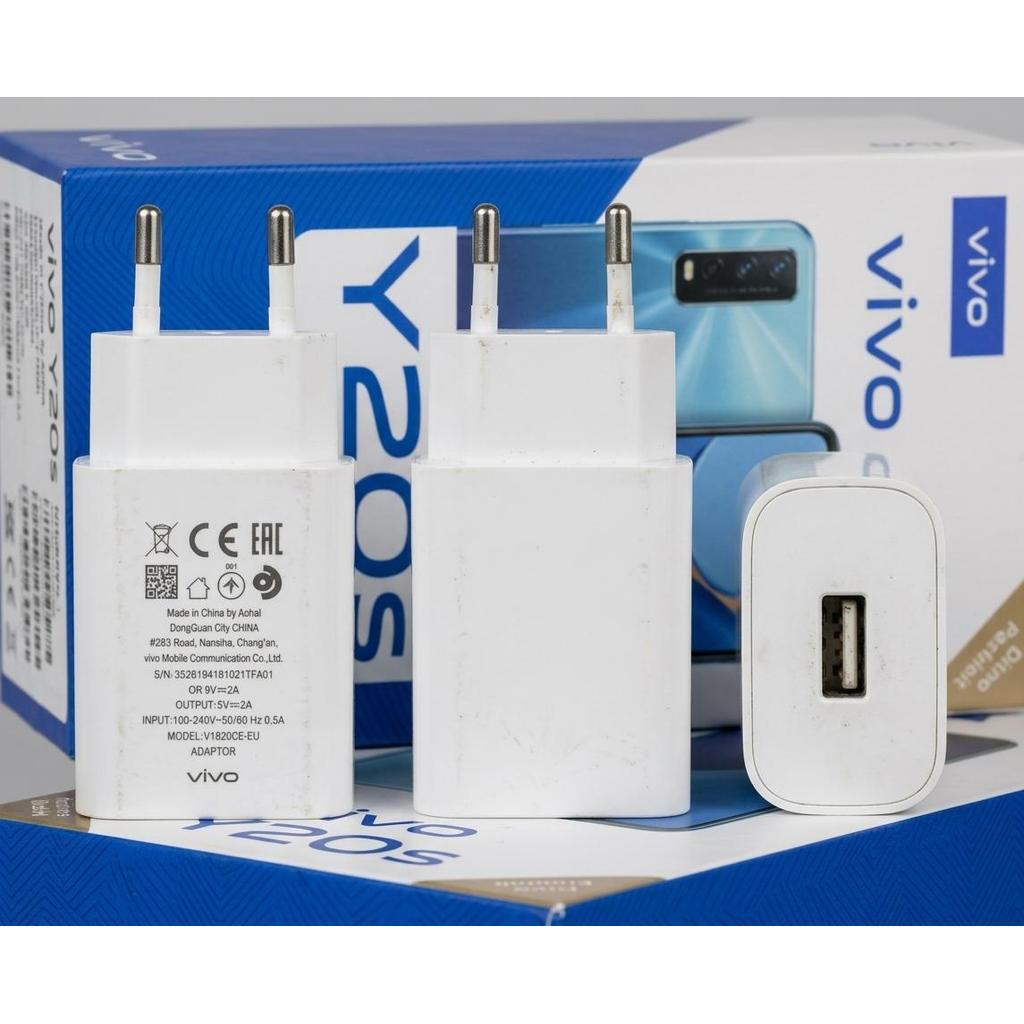 Charger HP Vivo V1820C-EU Ori Bekas Fast Charging 18 Watt Untuk Vivo Y20s