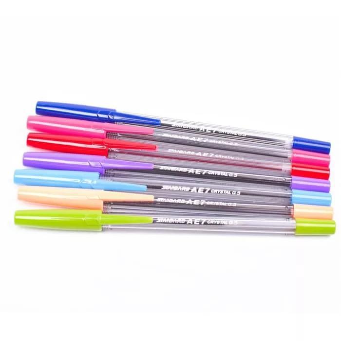 Pulpen Standard Ae7 Crystal 0.5 Mm Terpercaya