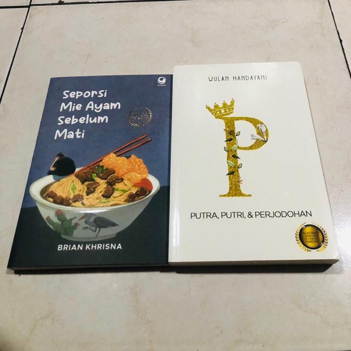 NEW 1 PAKET 2 BUKU / BUKU NOVEL / REMAJA / DEWASA / ROMANCE / FIKSI / SEPORSI MIE AYAM SEBELUM MATI