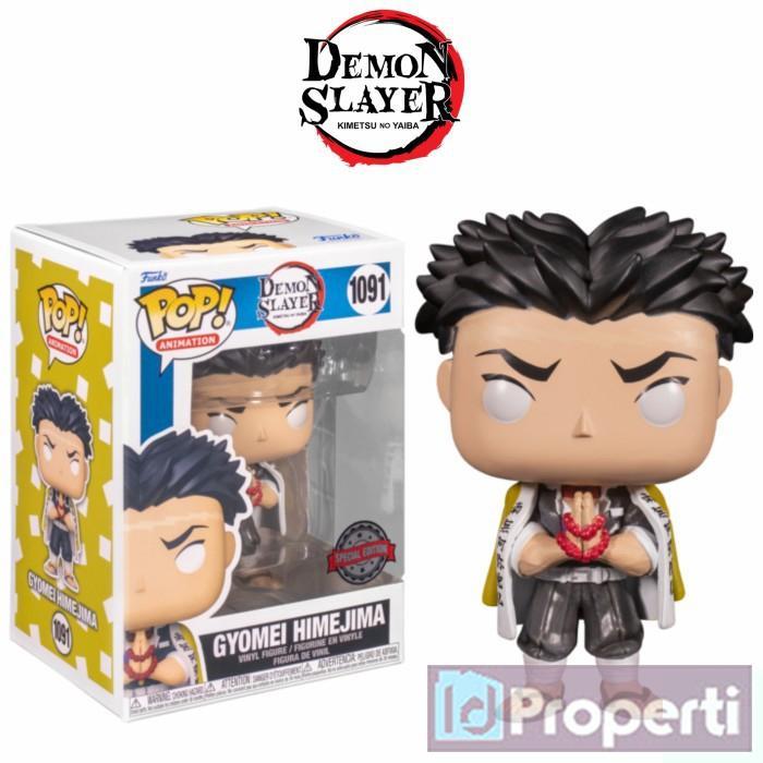 HOT SALE MINIATUR DEMON SLAYER #1091 GYOMEI HIMEJIMA EXCLUSIVE FUNKO POP FIGURE TERMURAH