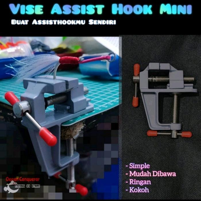 Vise Hook Mini Ragum Tying Vise Murah Tanggem Penjepit Kail [Aah06] Tbk
