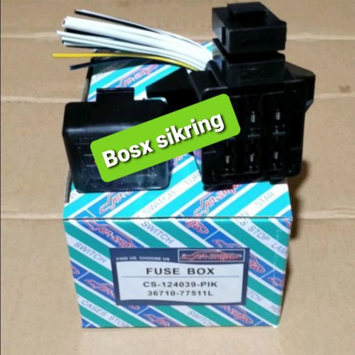 Box sikring/Fuse box ,Mitsubishi T120SS /Suzuki Futura/ Merk Car Show