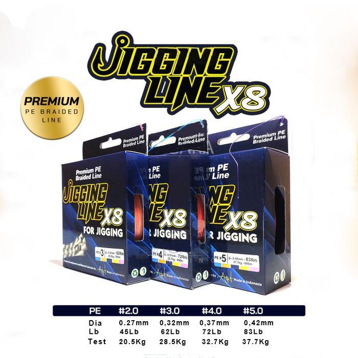JOLIXUER// SENAR PE JIGGING LINE X8 PREMIUM PE 300M