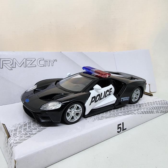 (PROMO) DIECAST FORD GT POLICE 2019 RMZ CITY 1:39