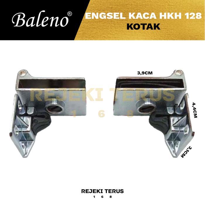 Engsel Kaca ke Kayu Skrup Samping Pintu Lemari Penjepit - HKH 128