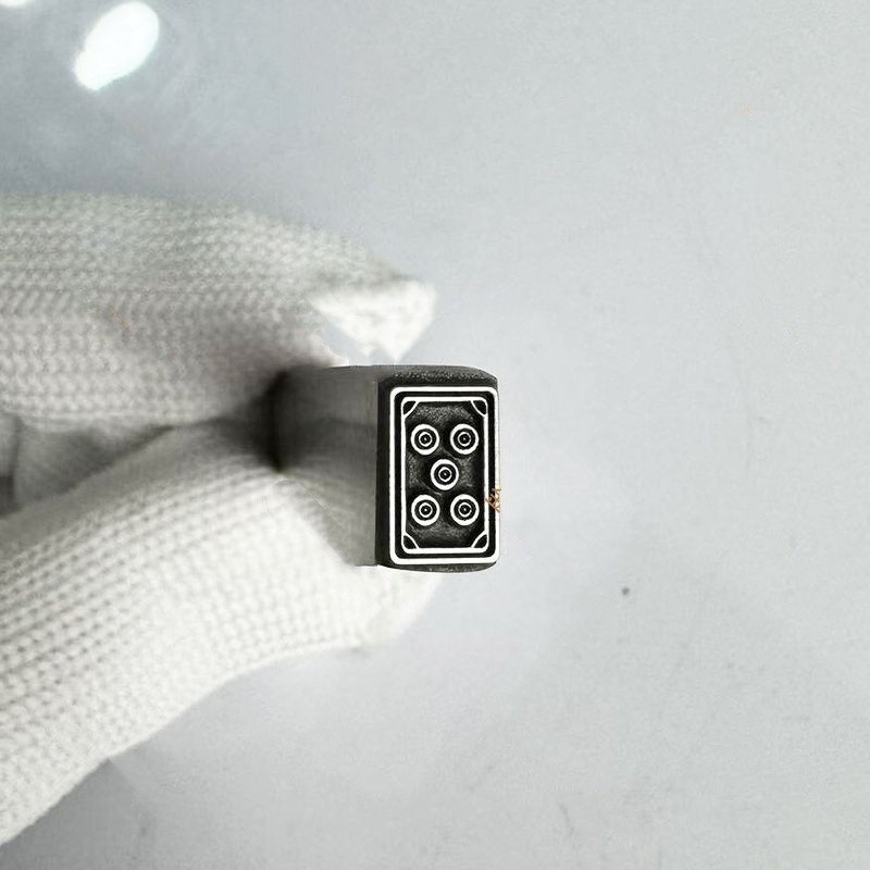 Jewelry Stamps, Gold and Silver Bracelets, Pendants, Engraving Dies, Chinese Mahjong Steel Stamps,