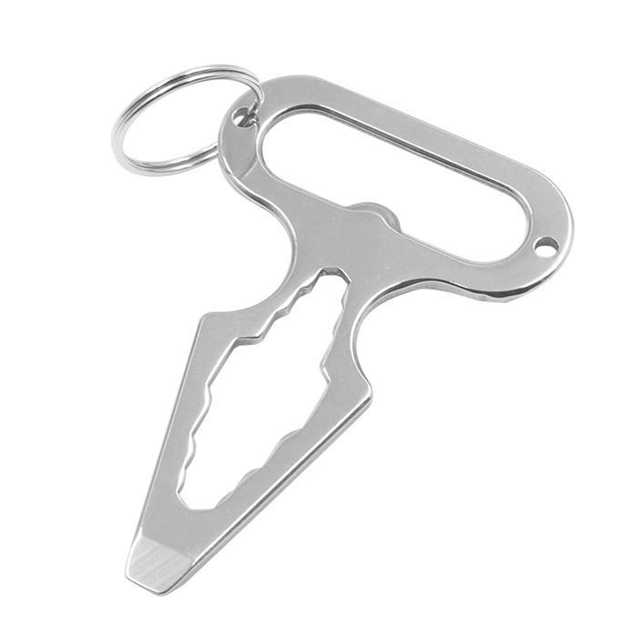 Multifunctional Wrench Outdoor Camping Supplies EDC Stainless Steel Self-defence Tool Pendant