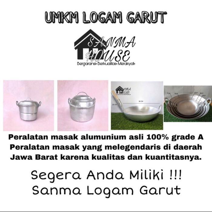HEMAT Wajan Garut Satu Set 20 25 30 cm Alumunium Tebal Wajan Anti Lengket
