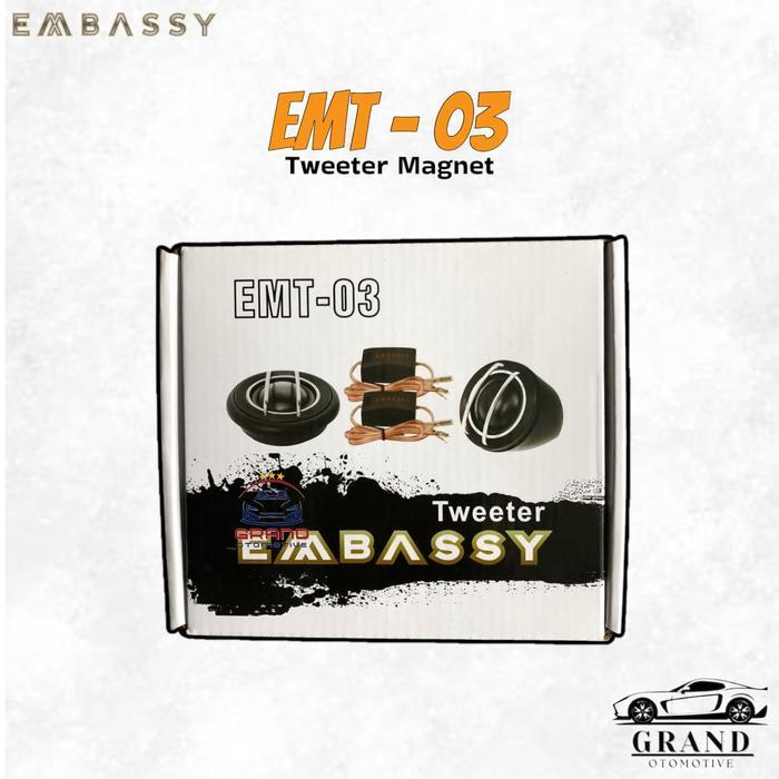 Speaker Mobil Murah Tweeter Magnet Embassy Emt-03 Speaker Audio
