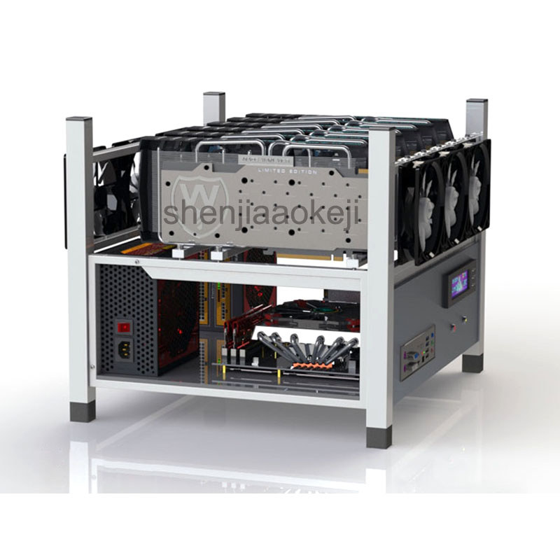6 GPU Graphics Card Chassis Rack Open Air Mining Case Computer Graphics chassis frame Miner Frame