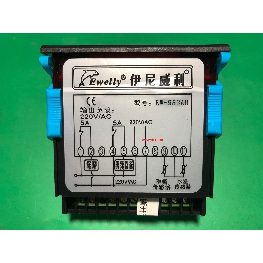 EWELLY MICROCOMPUTER TEMPERATURE CONTROLLER EW-983 FREEZING TEMPERATURE CONTROLLER EW-983AH