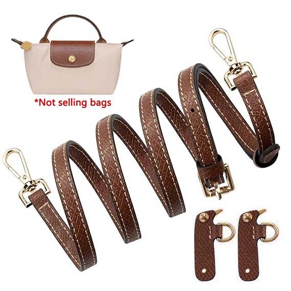 Mini Bags Leather Shoulder Strap Fit For Longchamp Mini Pouch Adjustable Crossbody Small Bag