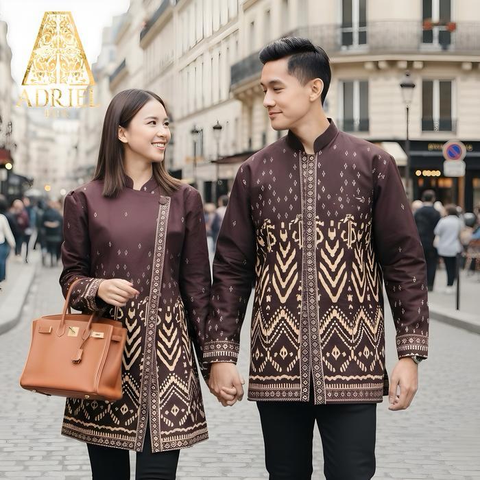 RAYENDRA KEMEJA/TUNIK BATIK TULIS PREMIUM - Batik Premium Solo Lengan Panjang Reguler Fit Full