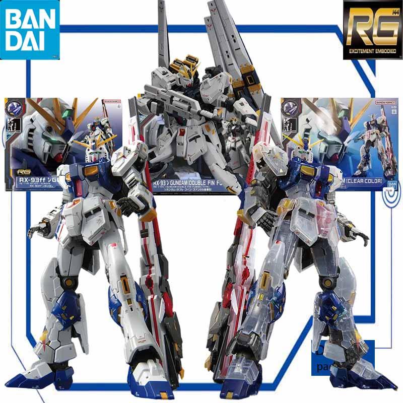 Bandai RG 1/144 RX-93ff Nu Gundam Gundam Base Limited Anime Collectible Action Figure Assembly Model